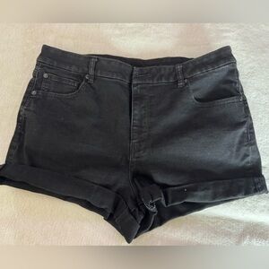 American Eagle Outfitters Black Denim Shorts